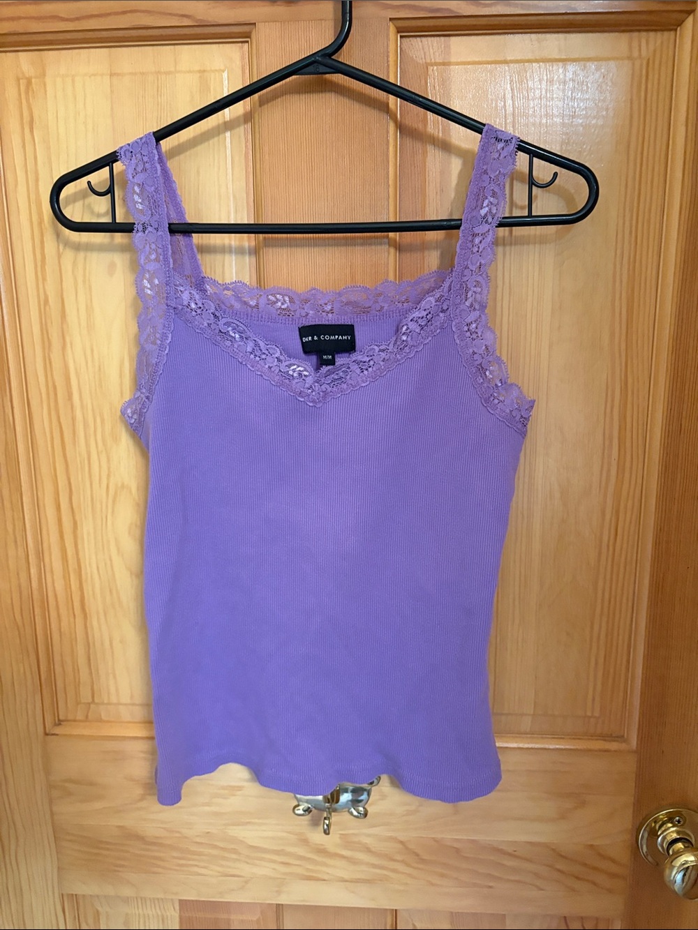 Lavender Lace-Trim Camisole